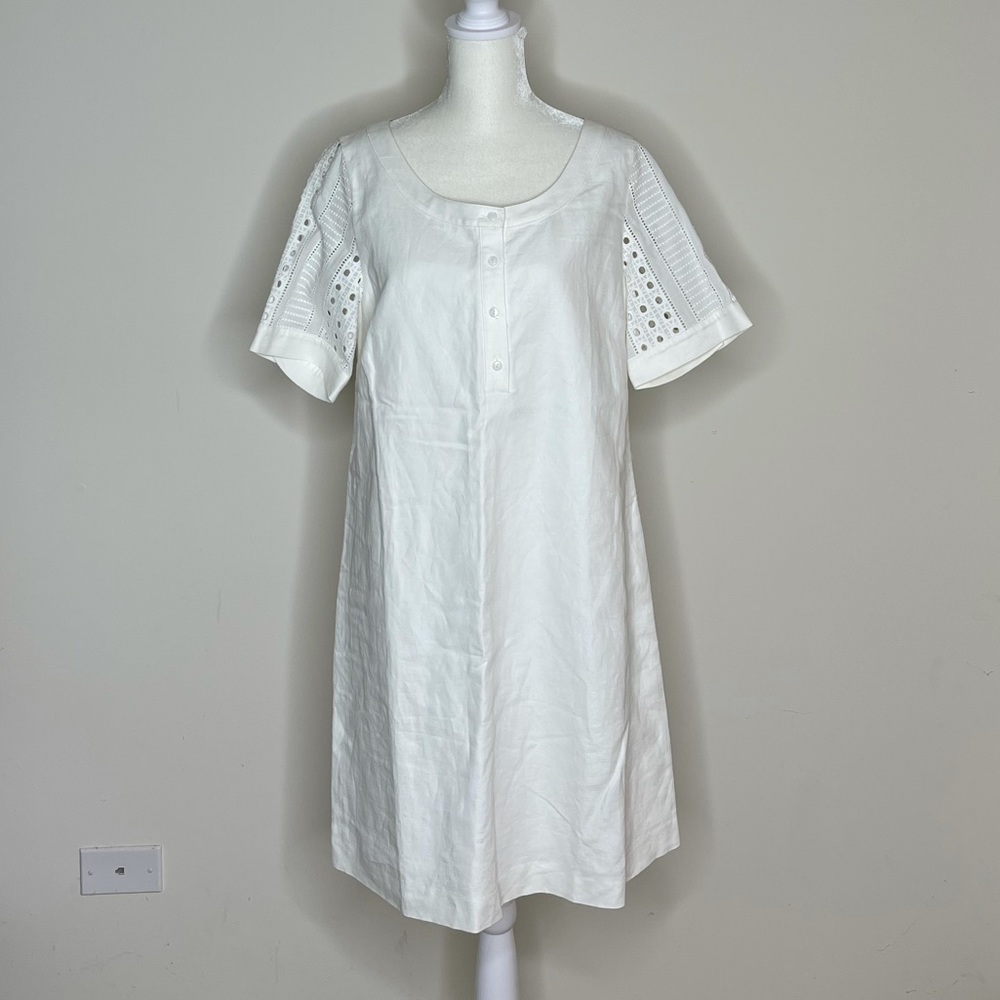Vineyard Vines White Eyelet Shift Dress